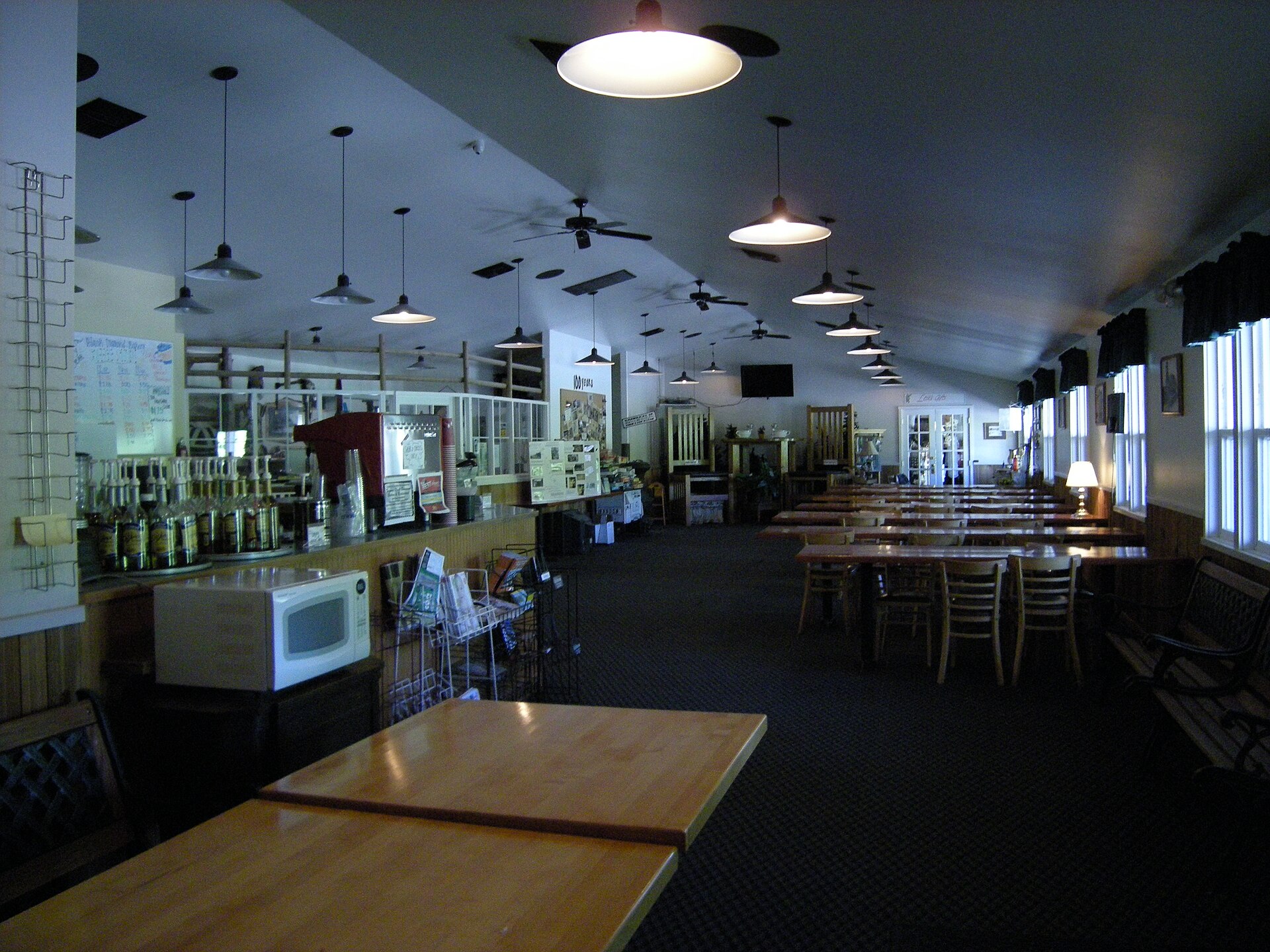 Coffee house, Black Diamond Bakery, Railroad Avenue, Black Diamond, Washington, USA.