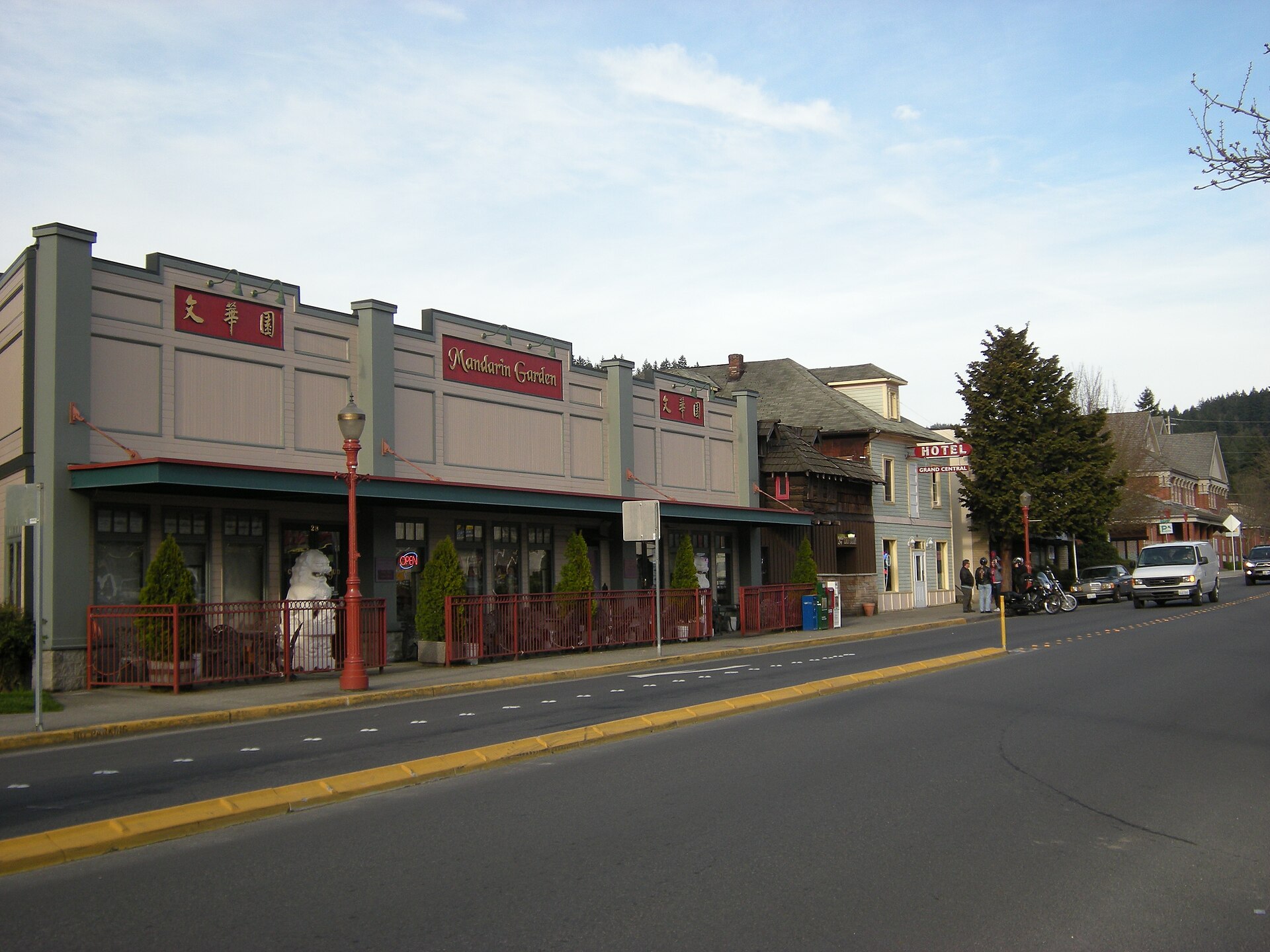 Shops on Sunset Way, Issaquah, Washington.