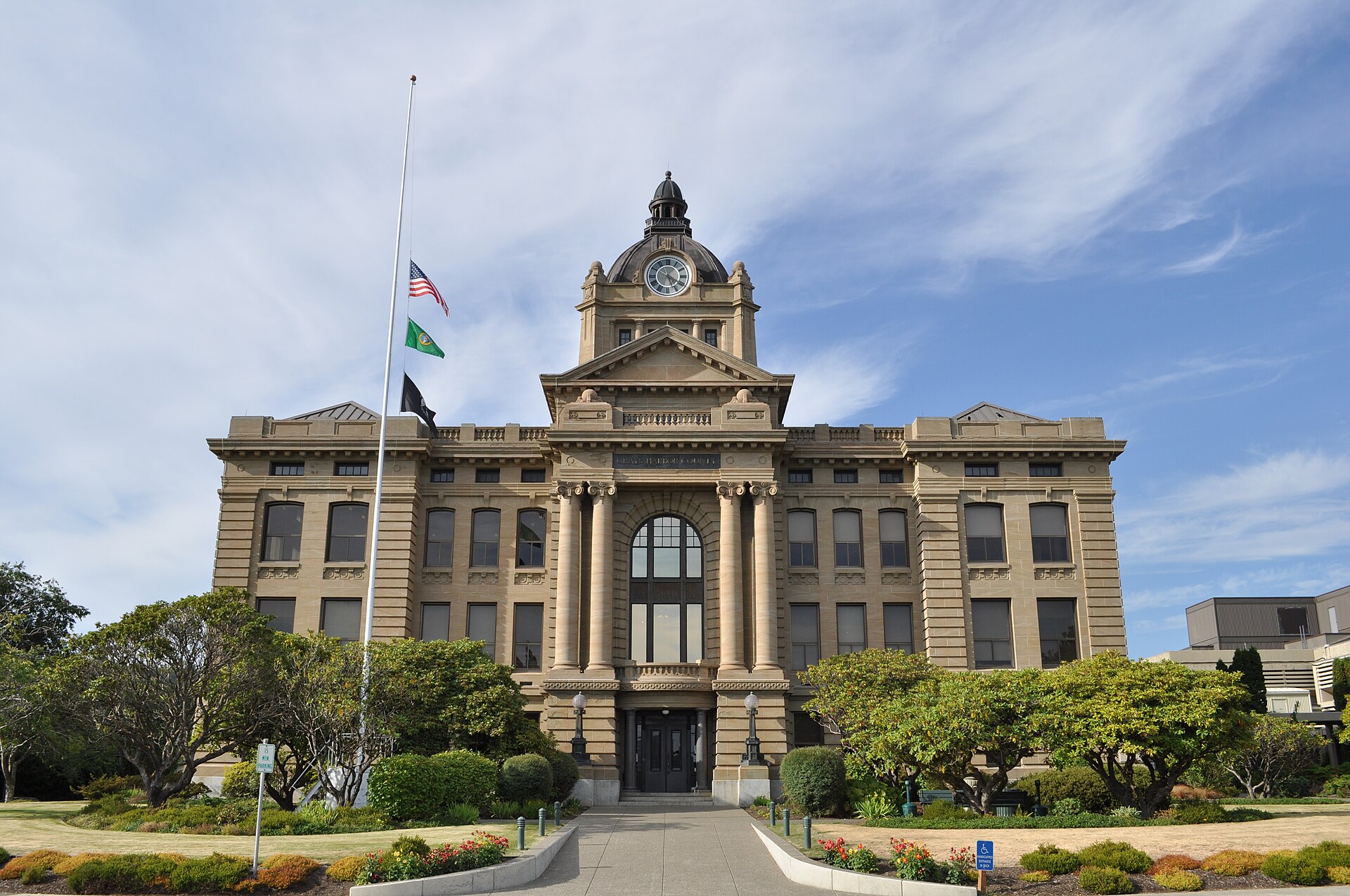 Grays Harbor County Courthouse, Montesano, Washington.