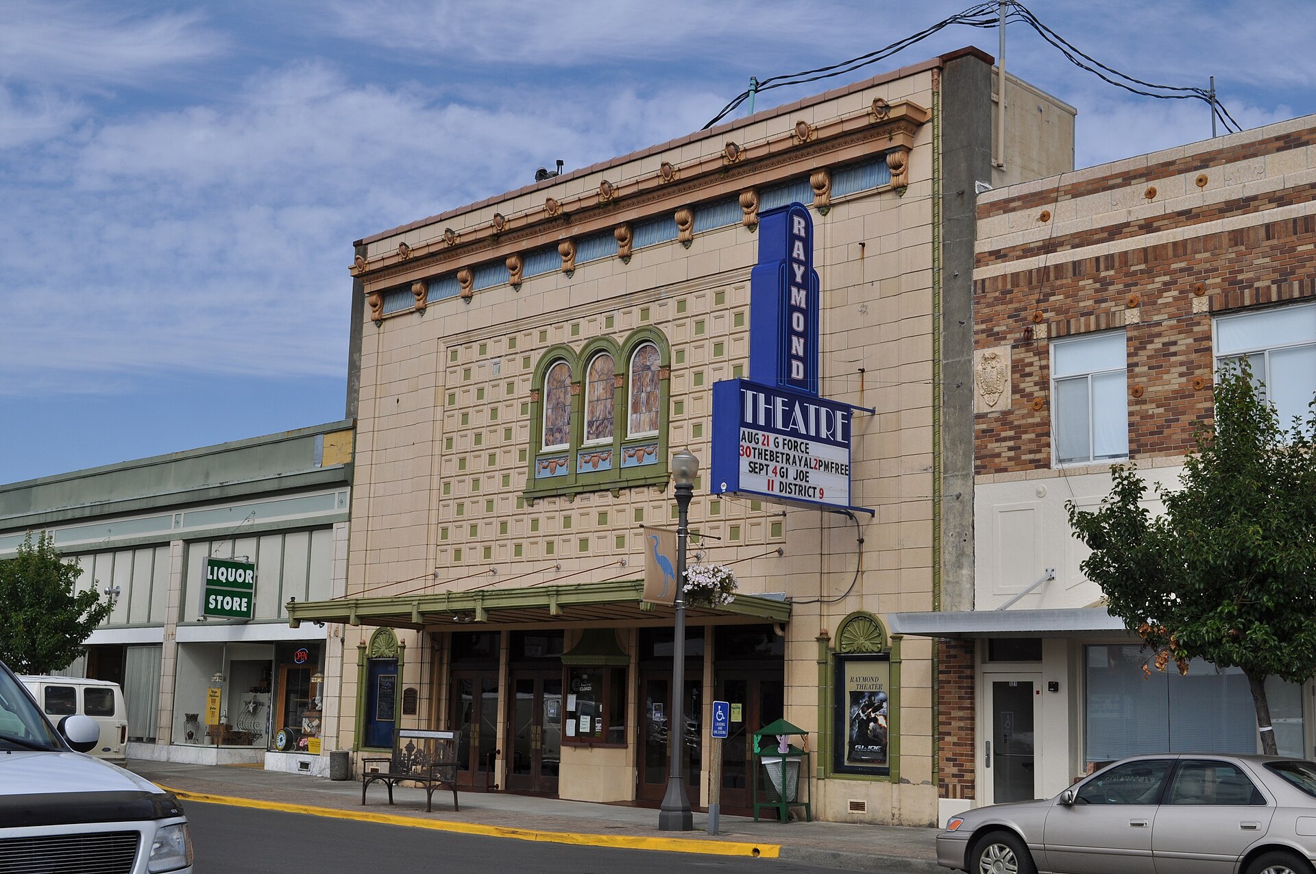Raymond Theatre, 325 N. Third St., Raymond, Washington, USA.