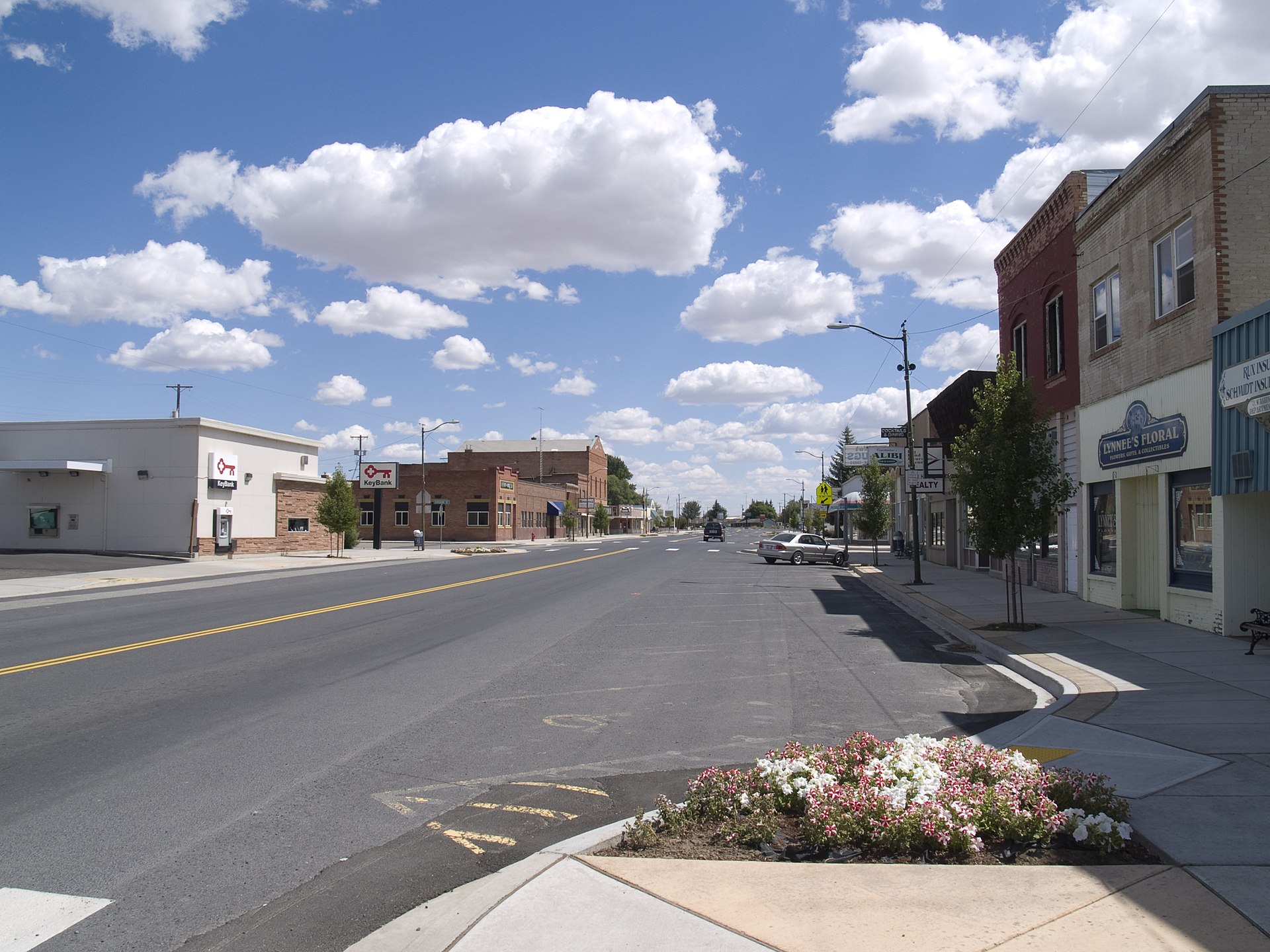 Downtown Wilbur, Washington.
