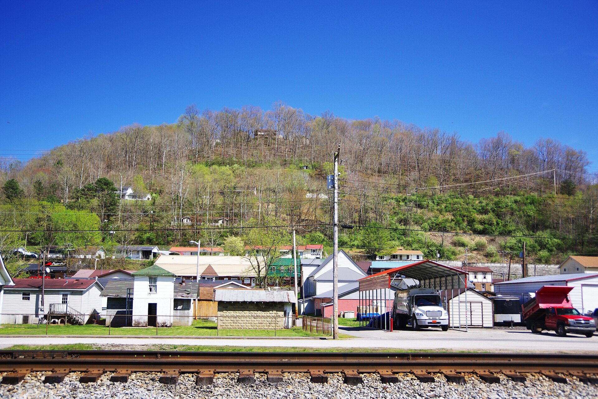 Chapmanville, West Virgnia, United States, viewed from Garnet Avenue. — West Virginia