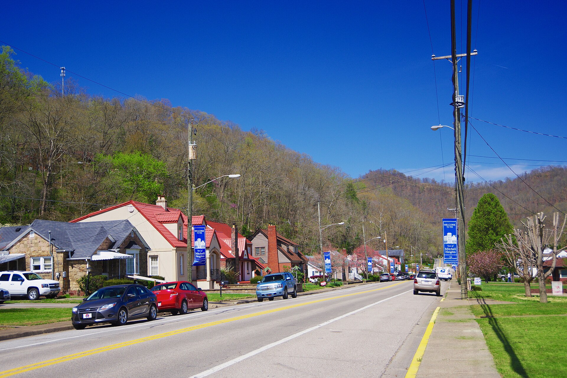 West Virginia Route 10 in Mitchell Heights, West Virginia, United States. — West Logan, West Virginia