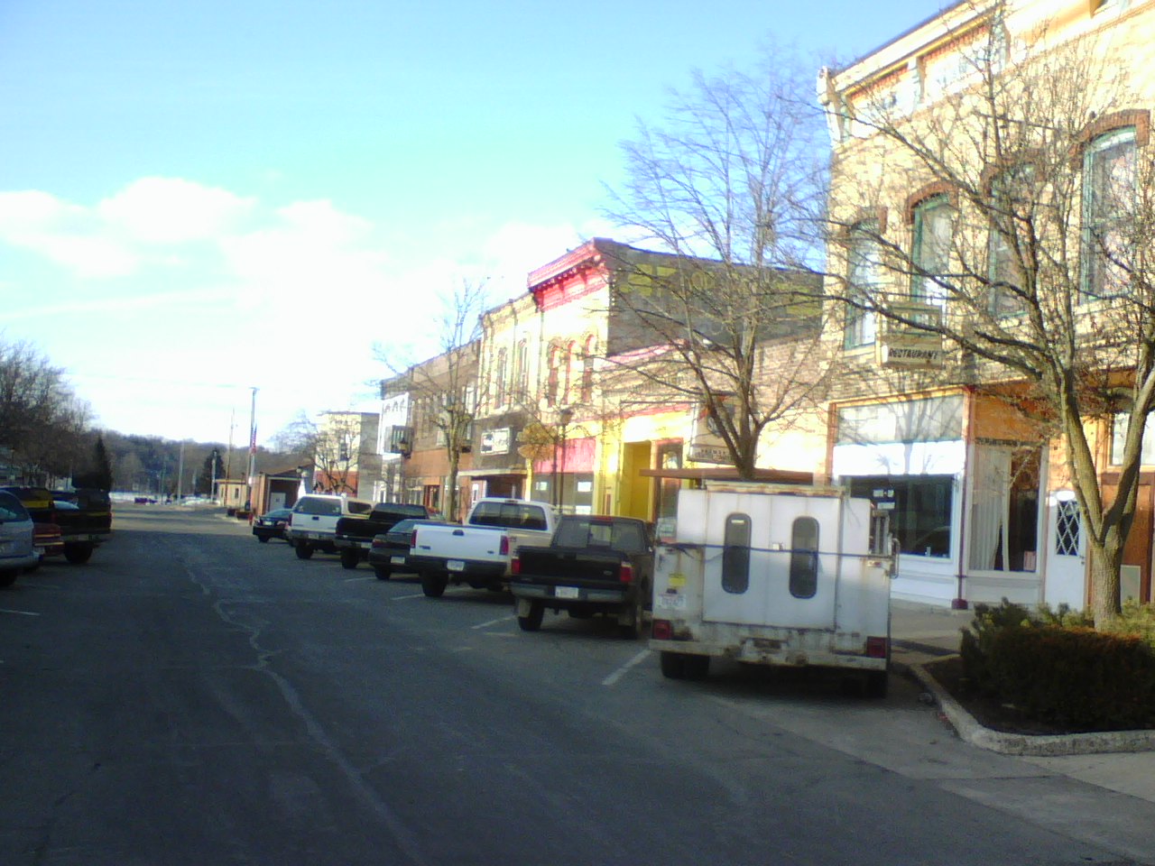 Main Street in Albany, Wisconsin
