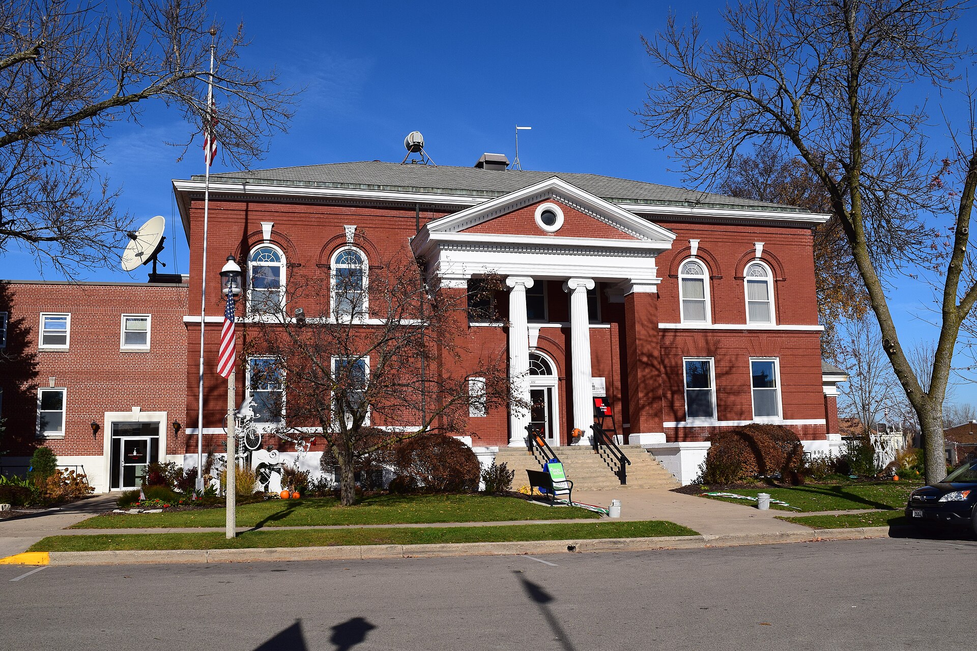 The Green Lake County Courthouse in Green Lake, Wisconsin.