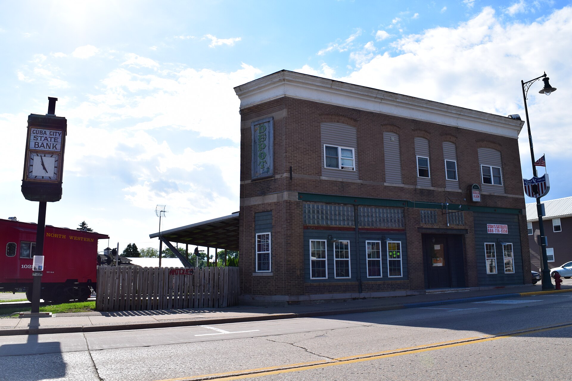 Former Cuba City State Bank and Post Office Cuba City, Wisconsin.