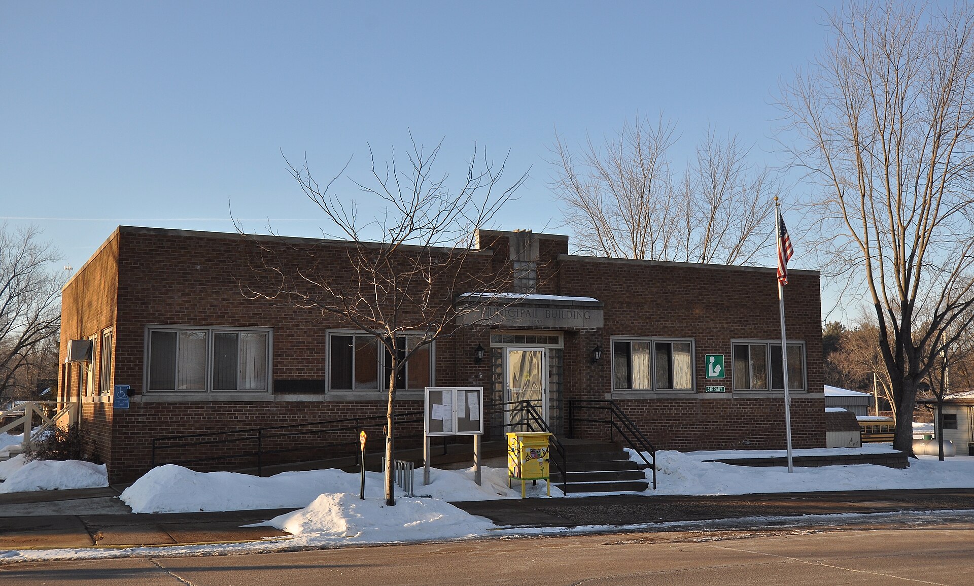 Local building in Gilman, Wisconsin