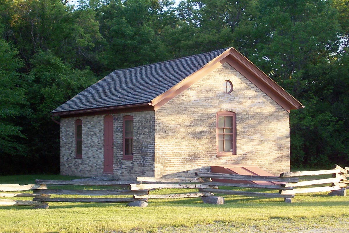 Copyright © 2005 Sulfur This example of a Cream City brick house is preserved by the Greenfield Historical Society in Greenfield, Wisconsin.