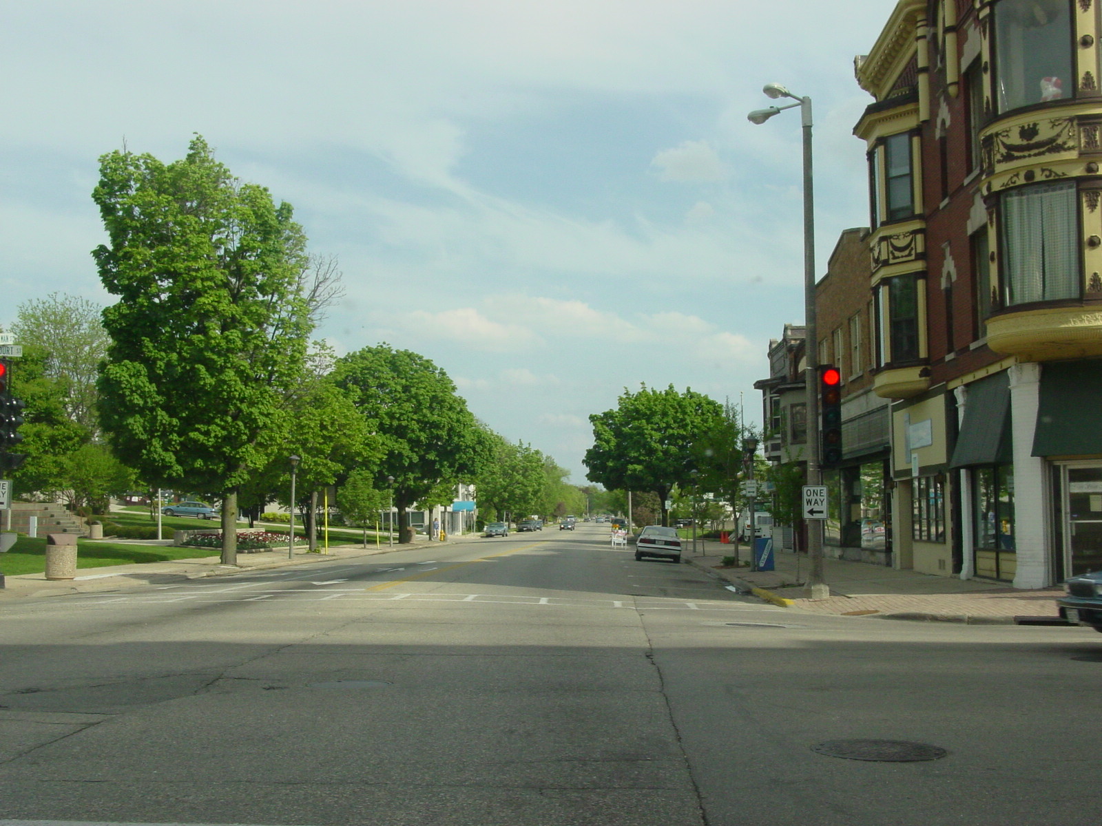 Downtown Janesville looking south on Main Street (2004) — Wisconsin