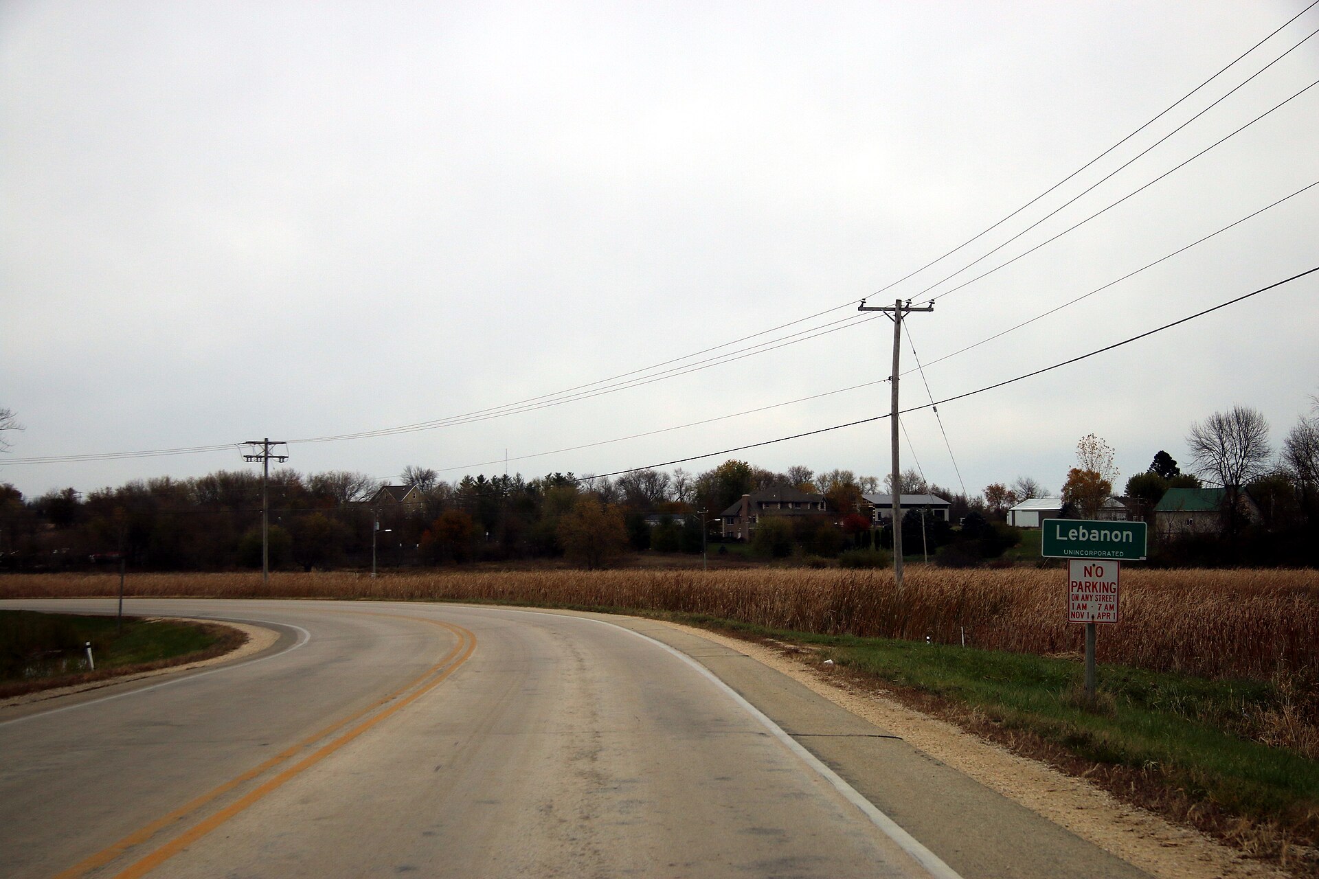 Outdoor view in Lebanon, Wisconsin