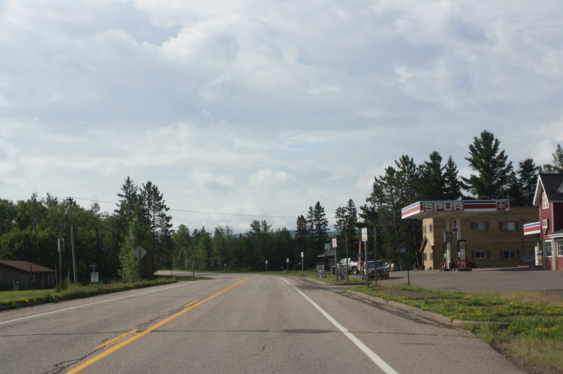 Street scene in Marengo, Wisconsin