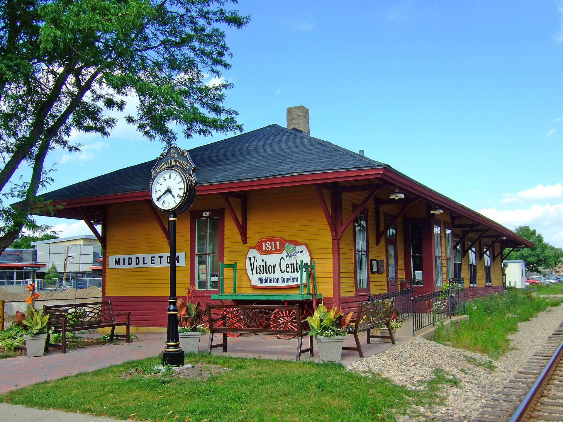 Railway station in Middleton, Wisconsin