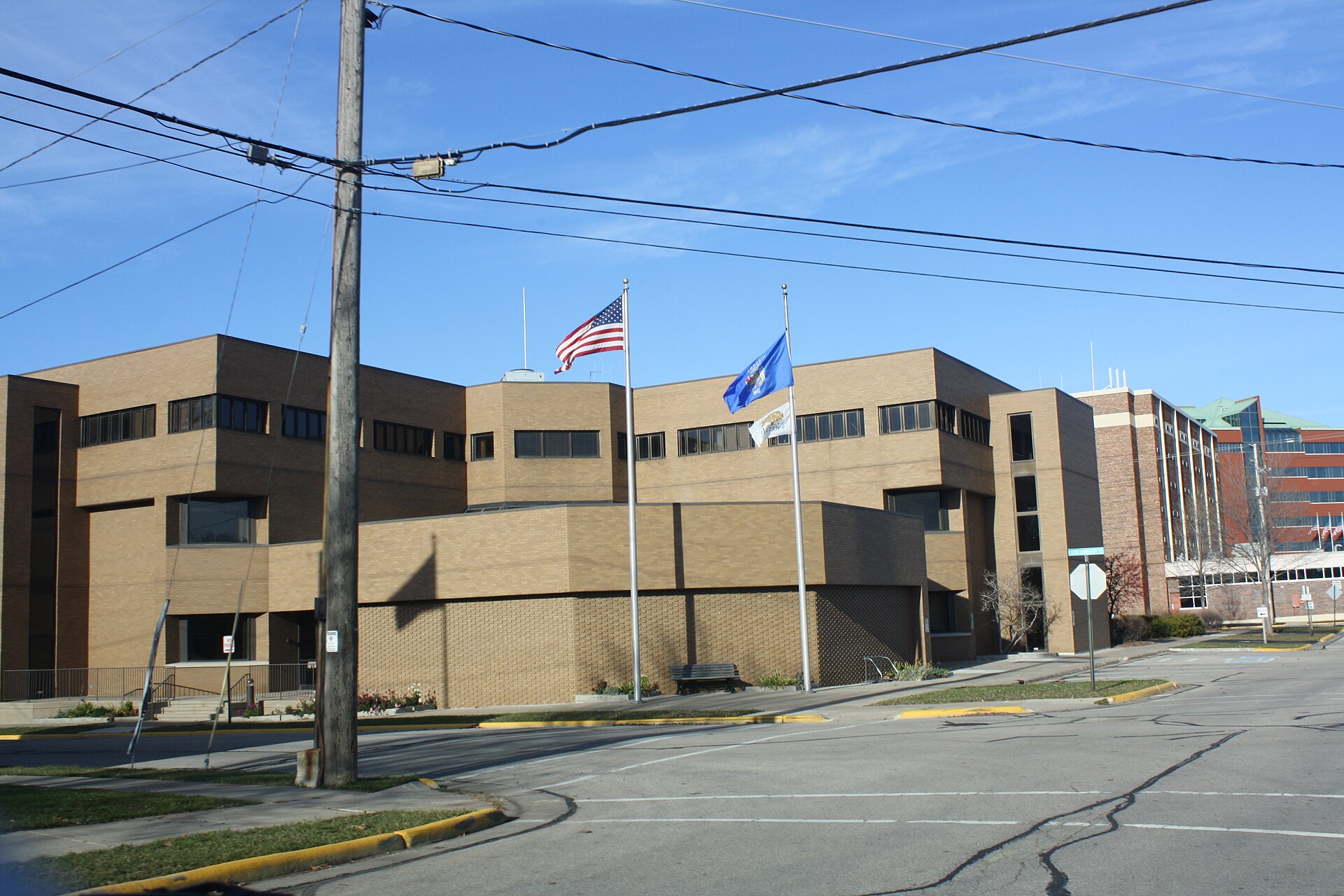 City hall in Neenah, Wisconsin