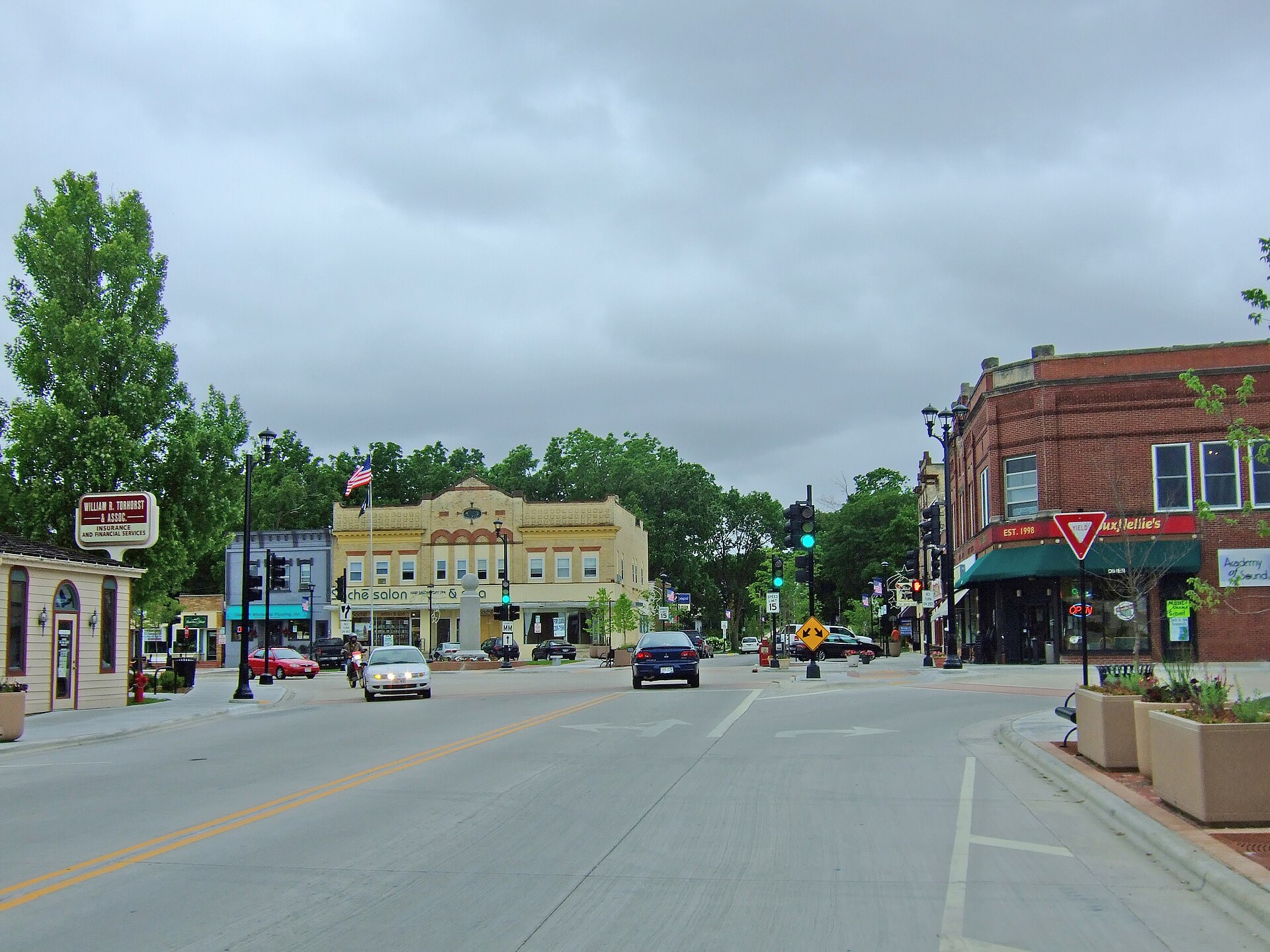 Main Street in Oregon, Wisconsin