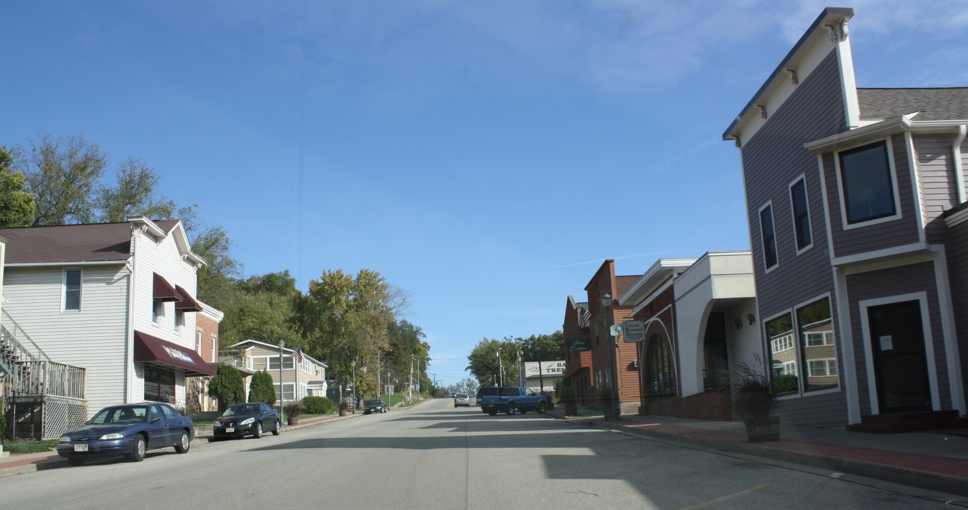 Main Street in Trempealeau, Wisconsin