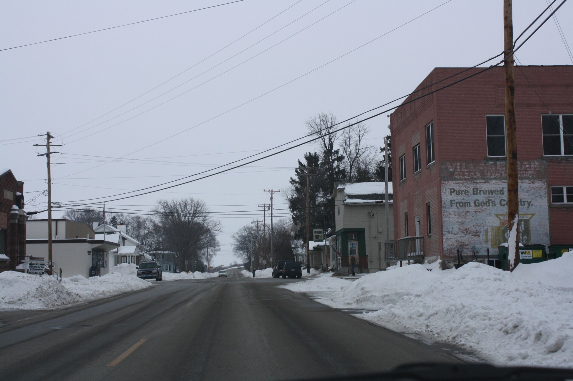 Downtown w:Van Dyne, Wisconsin, formerly w:Wisconsin Highway 175 and the w:Yellowstone Trail. This file was uploaded with Commonist.