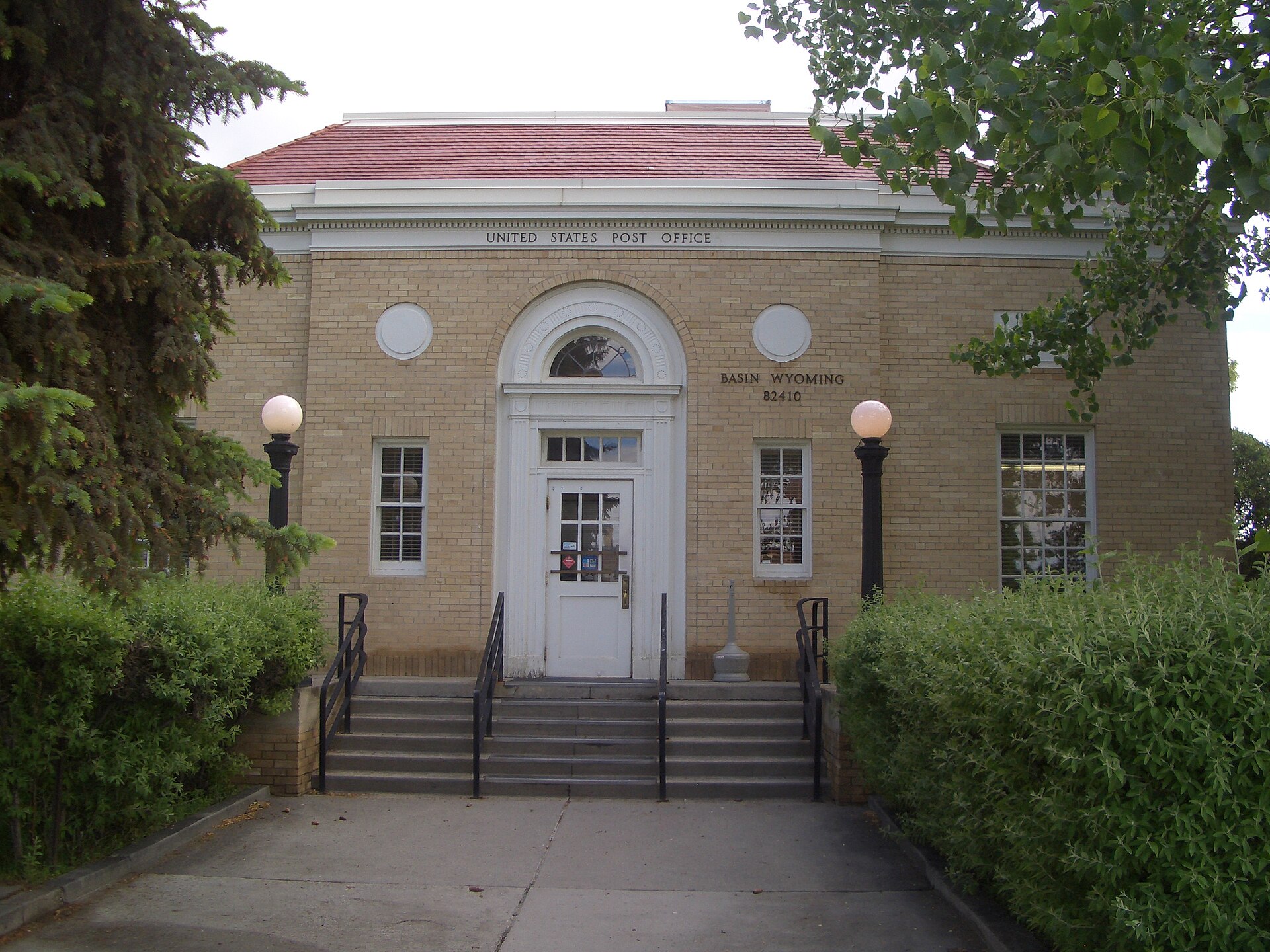 United States Post Office in Basin, Wyoming USA — Big Horn County, Wyoming