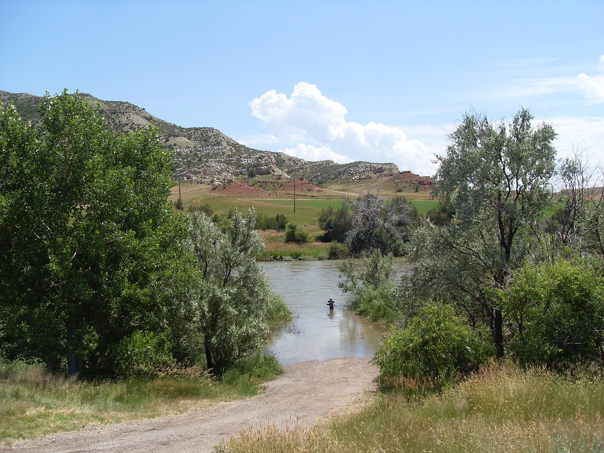 North Platte River at Esterbrook Rd — Converse County, Wyoming