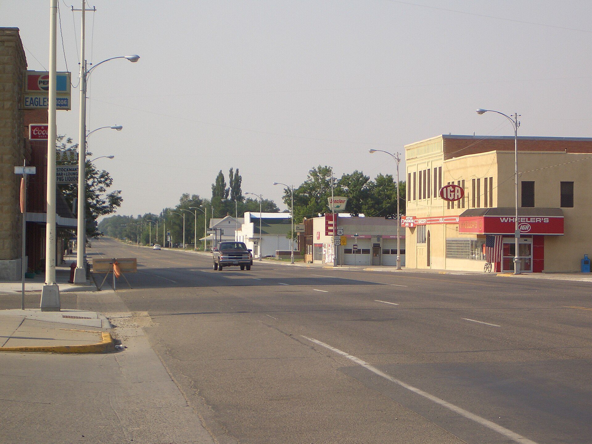 Photograph of downtown Basin - Taken by Jordan Crouse on July 22, 2007 — Wyoming