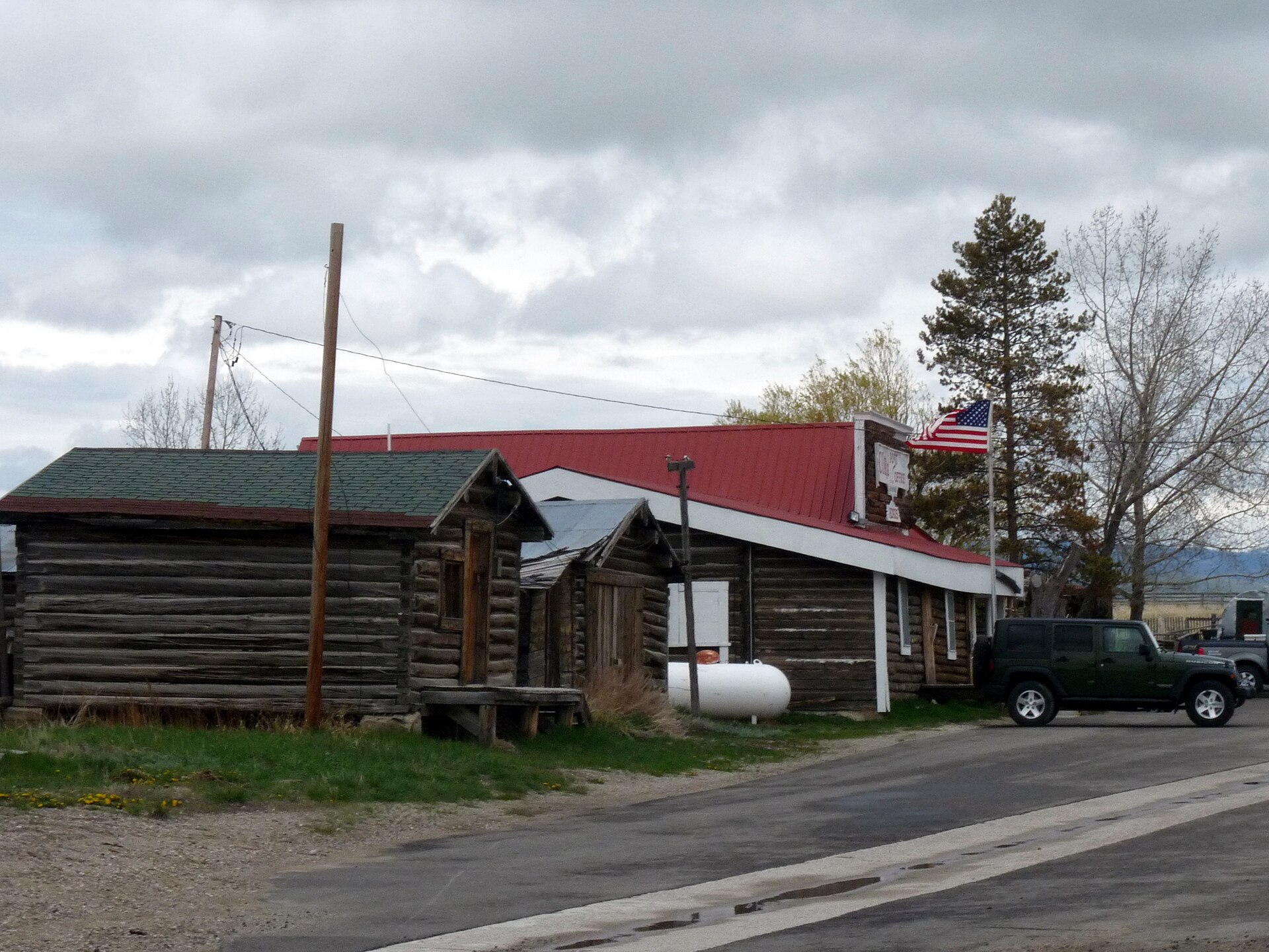 Downtown Cora, Wyoming