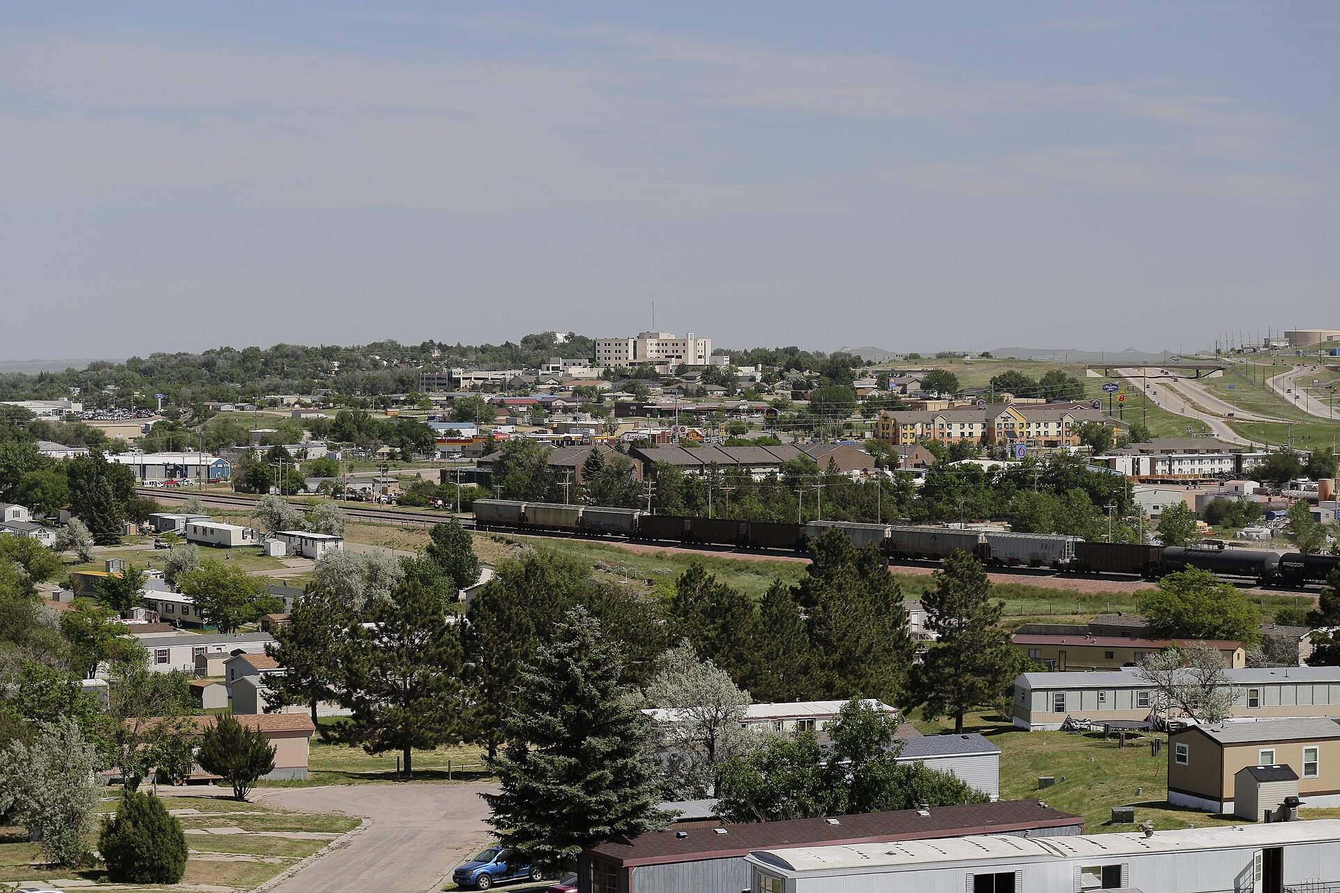 Gillette, Wyoming seen from Overlook Park.