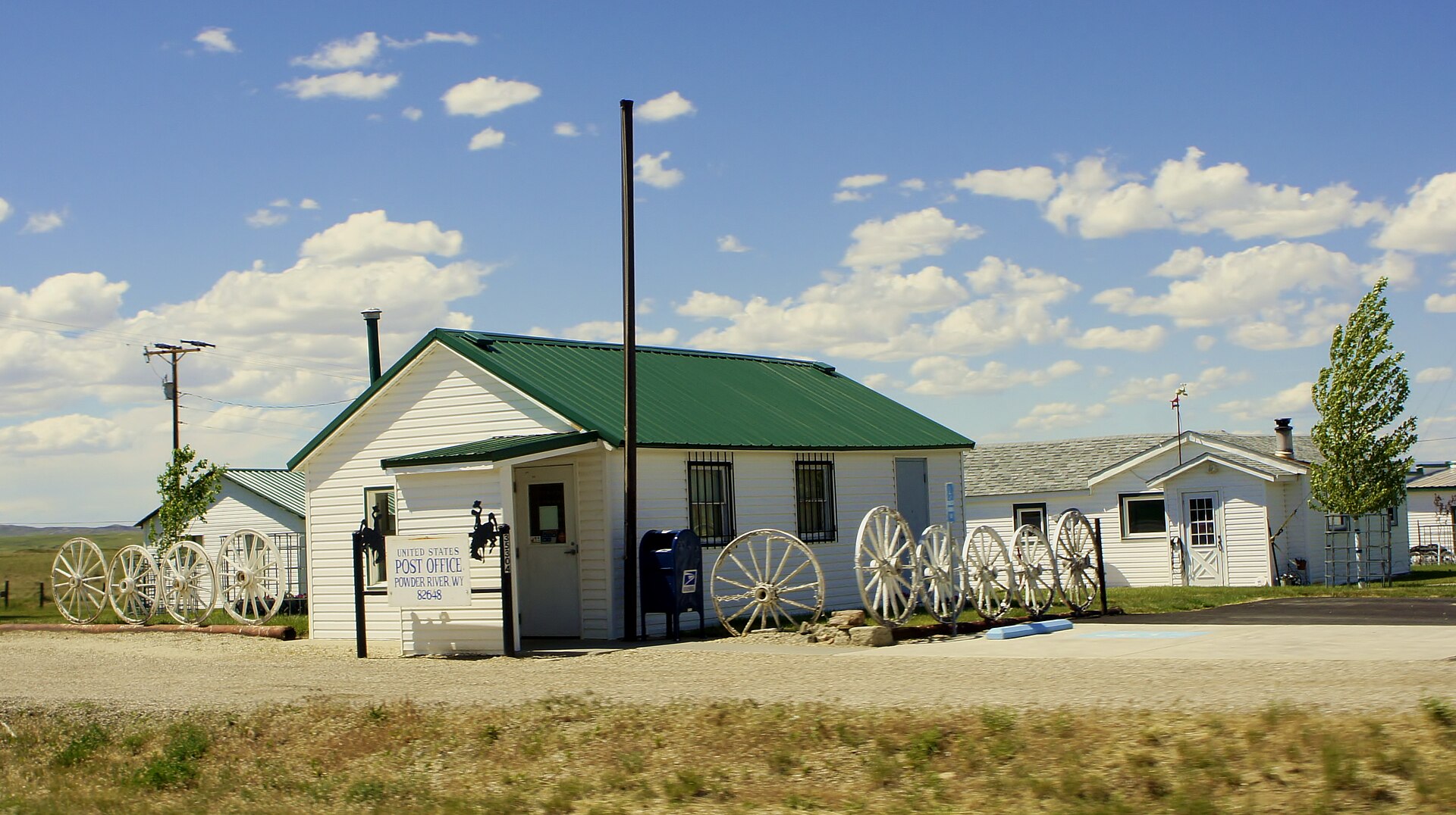 Post Office in Powder River, Wyoming.